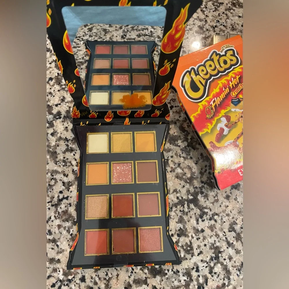 Cheetos Eyeshadow Palette X Taste Beauty